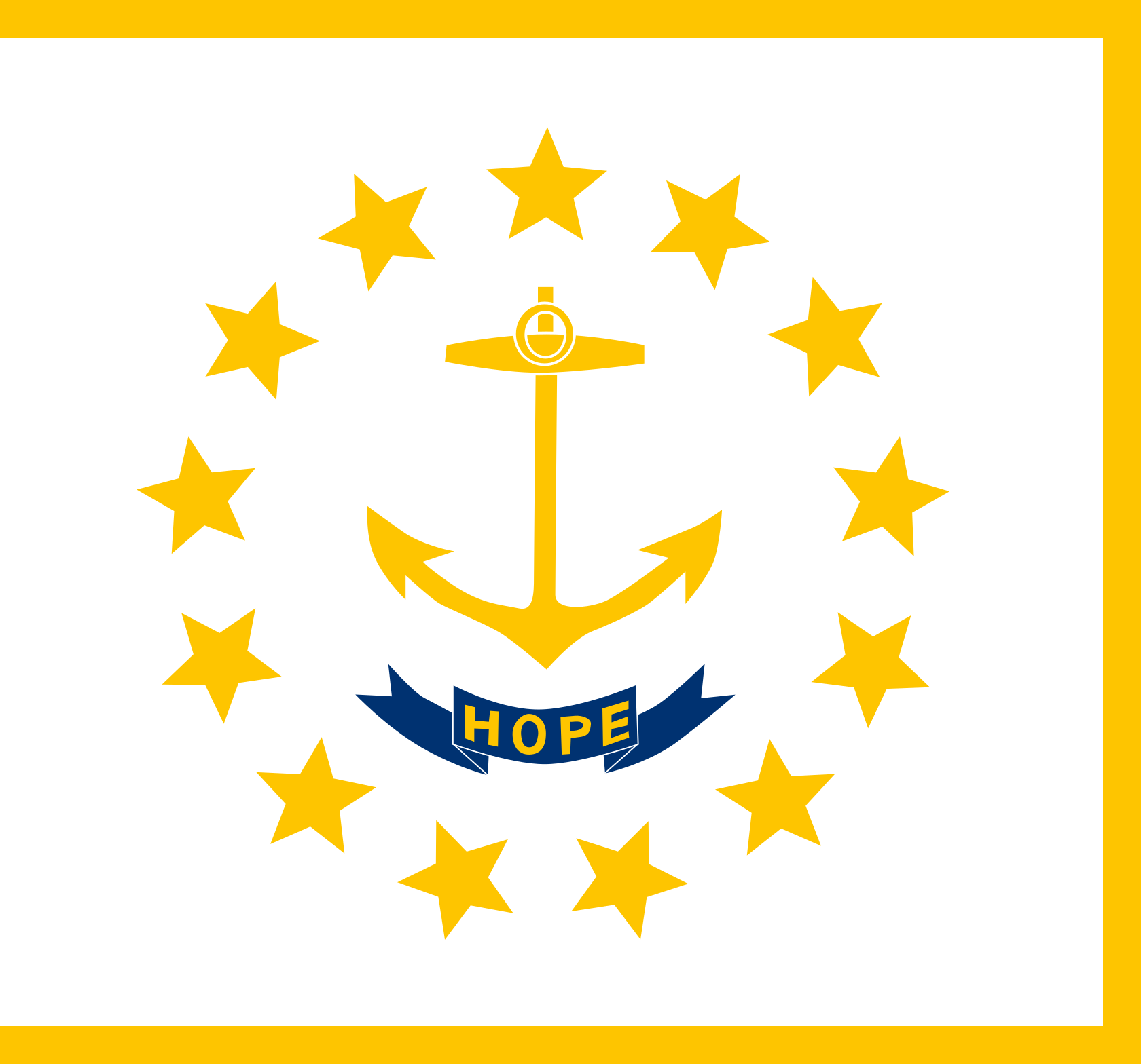 Obrázek vlajky státu USA Rhode Island, členského státu Spojených států Amerických, v rozlišení v rozlišení 1680x1568 | Rhode Island | Vlajka Rhode Island | Providence | Providence