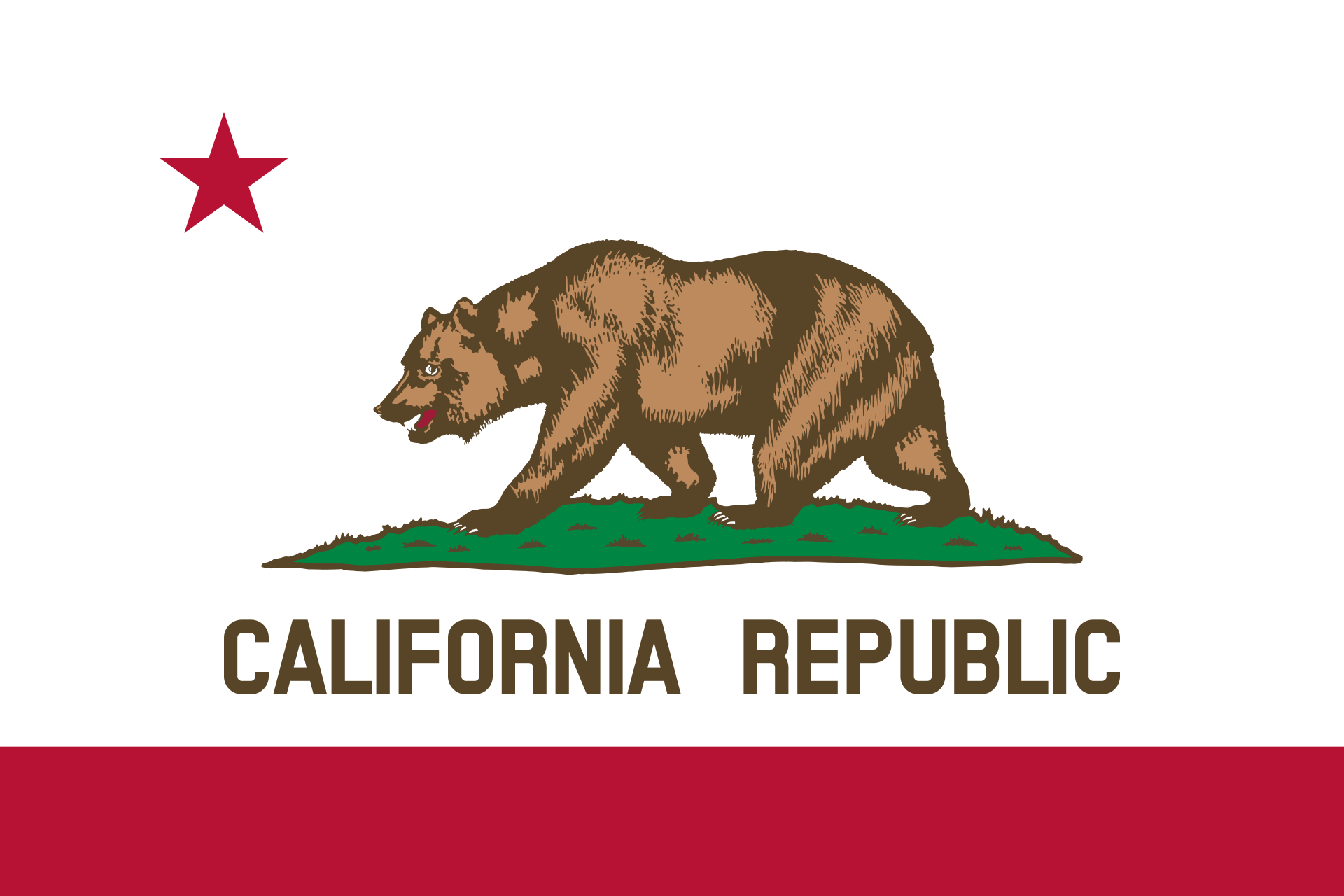 Obrázek vlajky státu USA Kalifornie, členského státu Spojených států Amerických, v rozlišení v rozlišení 1920x1280 | Kalifornie | Kalifornská vlajka | Sacramento | Los Angeles