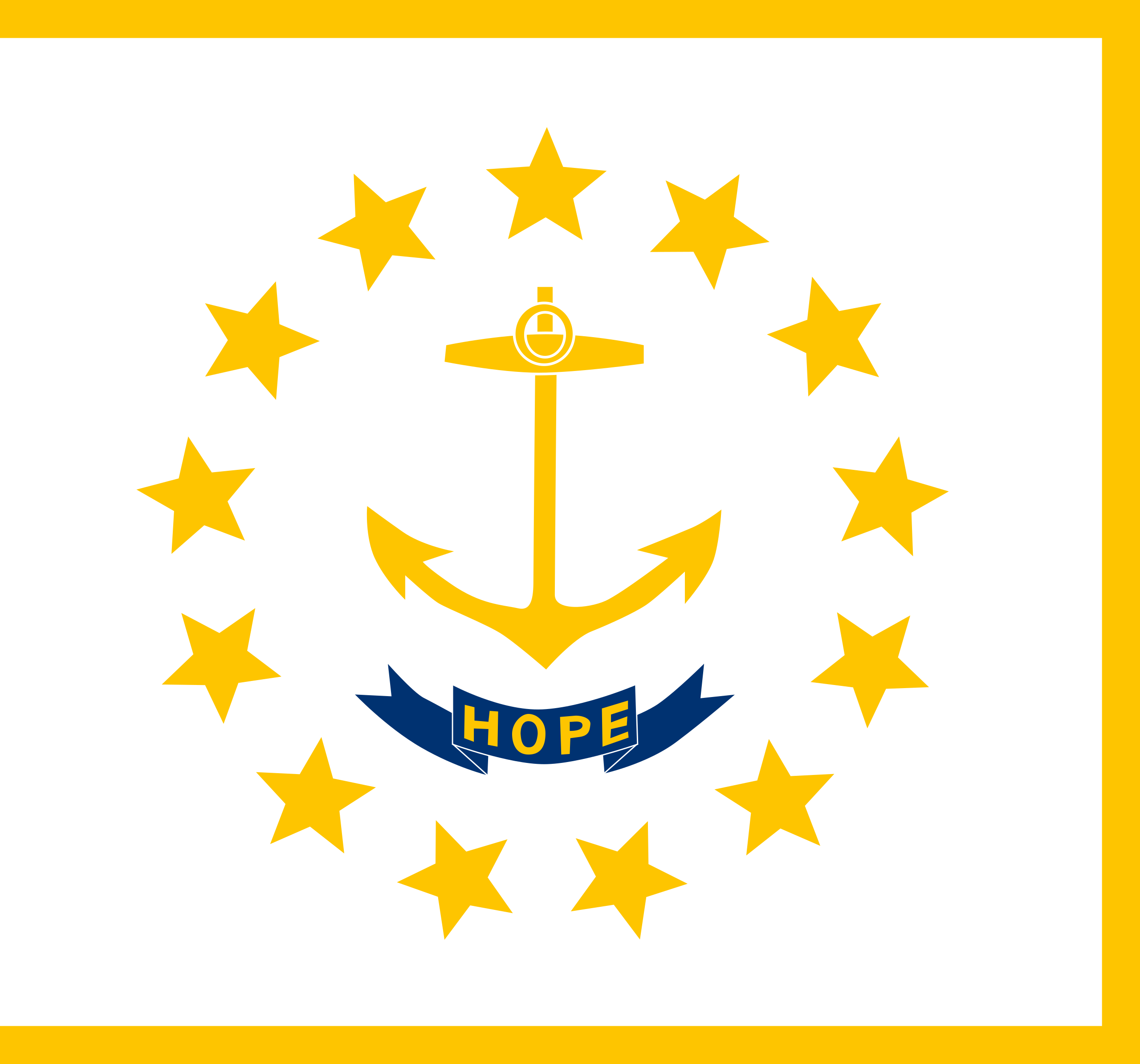Obrázek vlajky státu USA Rhode Island, členského státu Spojených států Amerických, v rozlišení v rozlišení 2560x2389 | Rhode Island | Vlajka Rhode Island | Providence | Providence